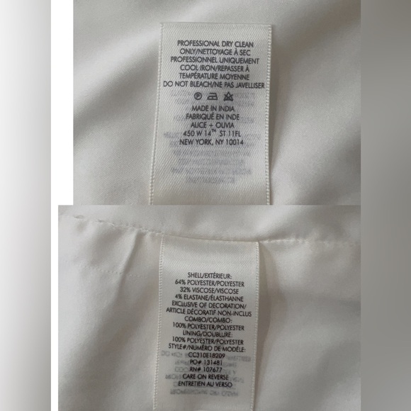 Alice + Olivia Yona Crystal Pinstripe Blazer - Picture 12 of 13